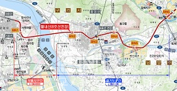 지하철 8호선 연장(별내선) 한강하저 터널구간 관통